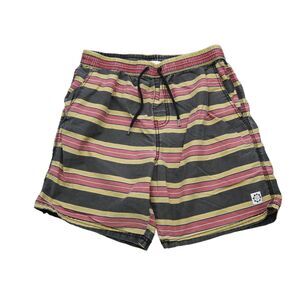 Cotton On Shorts Mens Multicolor Swim Short Elastic Waist Stripe Drawstring